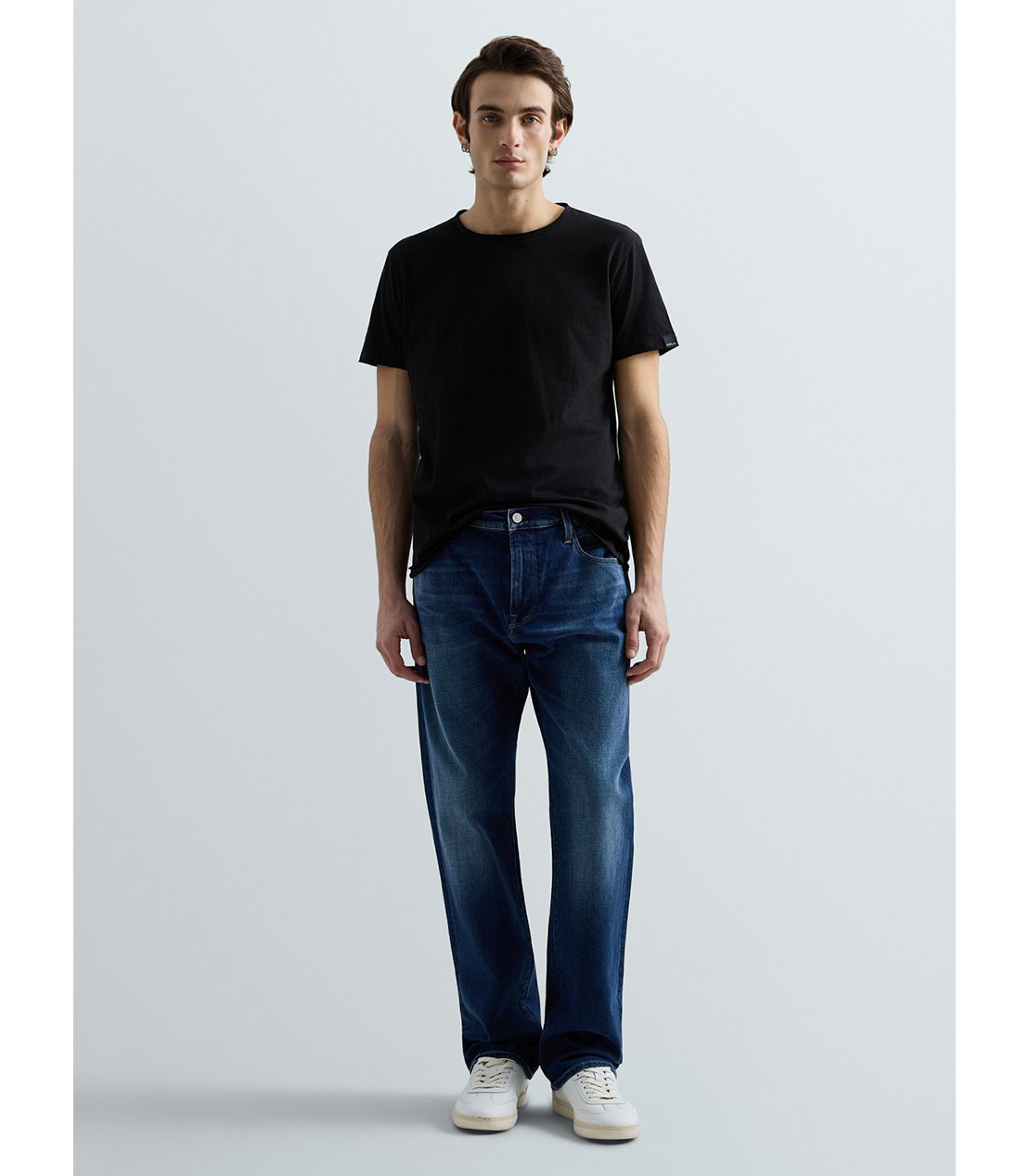 ストレートフィットAIDEEN インディゴストレッチデニム 詳細画像 ダークブルー 2